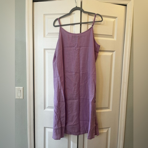 Flax purple linen dress - Picture 5 of 5